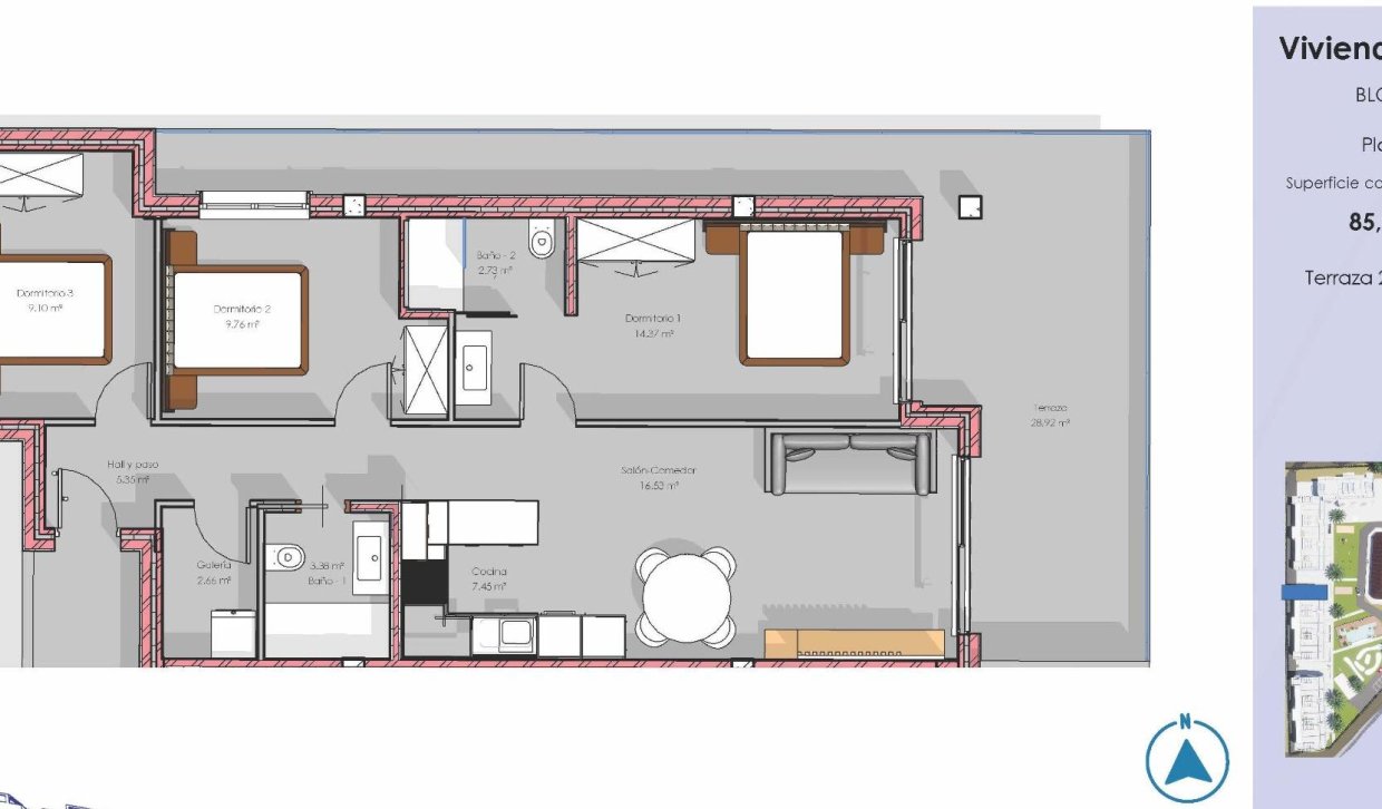 Obra nueva - Apartamento  - Guardamar del Segura - EL RASO