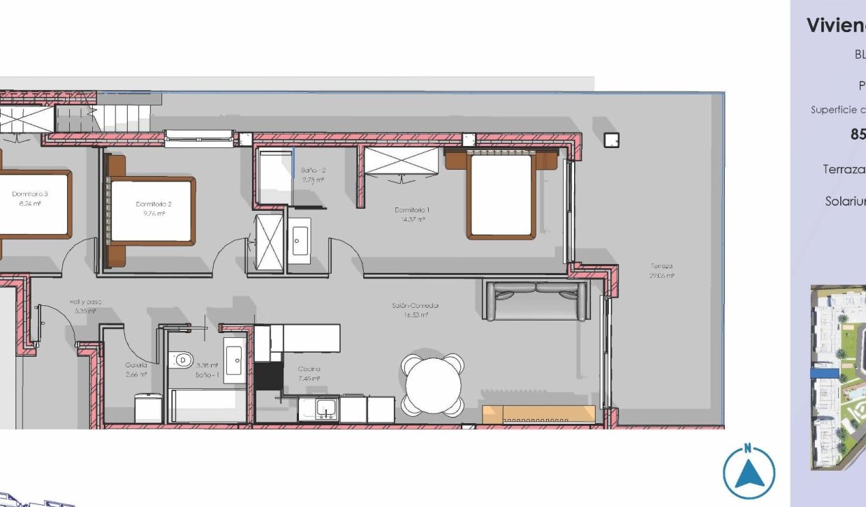 Obra nueva - Ático - Guardamar del Segura - EL RASO
