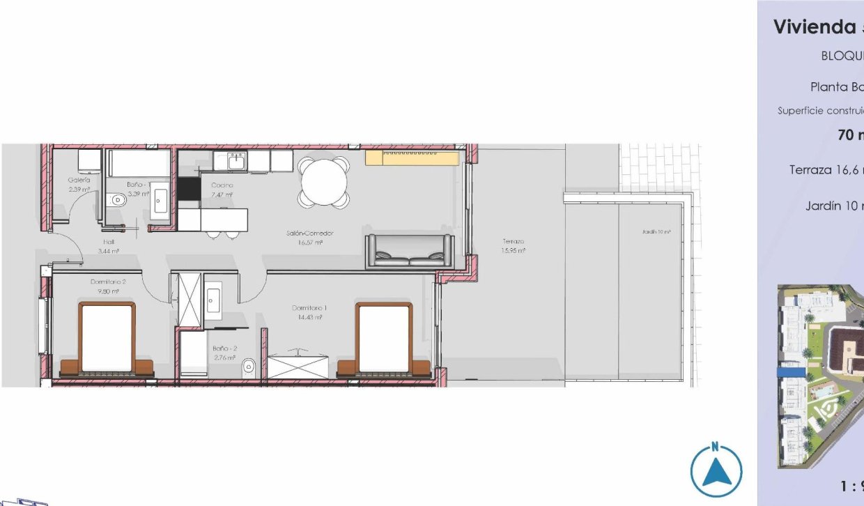 Obra nueva - Apartamento  - Guardamar del Segura - EL RASO