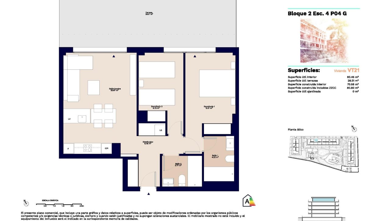 Obra nueva - Ático - Denia - Puerto Denia