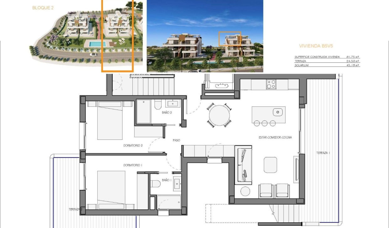 Nieuwbouw Woningen - Penthouse - Fuente Álamo - Hacienda del Alamo