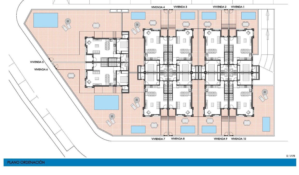 Nowy budynek - Dom typu quad - Bigastro - pueblo