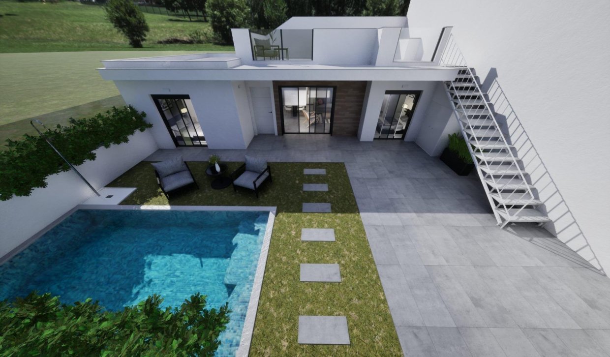 Nieuwbouw Woningen - Vier woningen in één blok - Torre Pacheco - pueblo