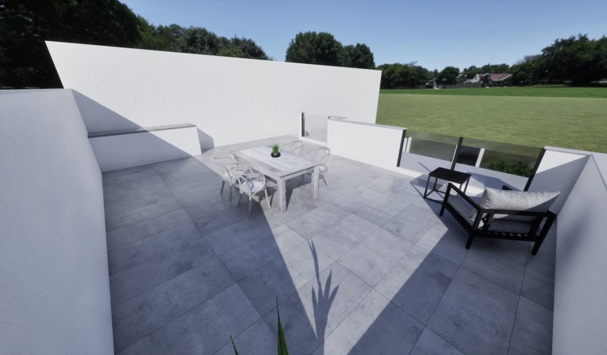 Nieuwbouw Woningen - Vier woningen in één blok - Torre Pacheco - pueblo