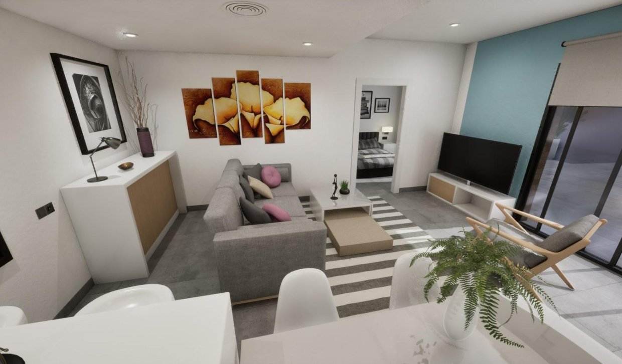 Nieuwbouw Woningen - Vier woningen in één blok - Torre Pacheco - pueblo