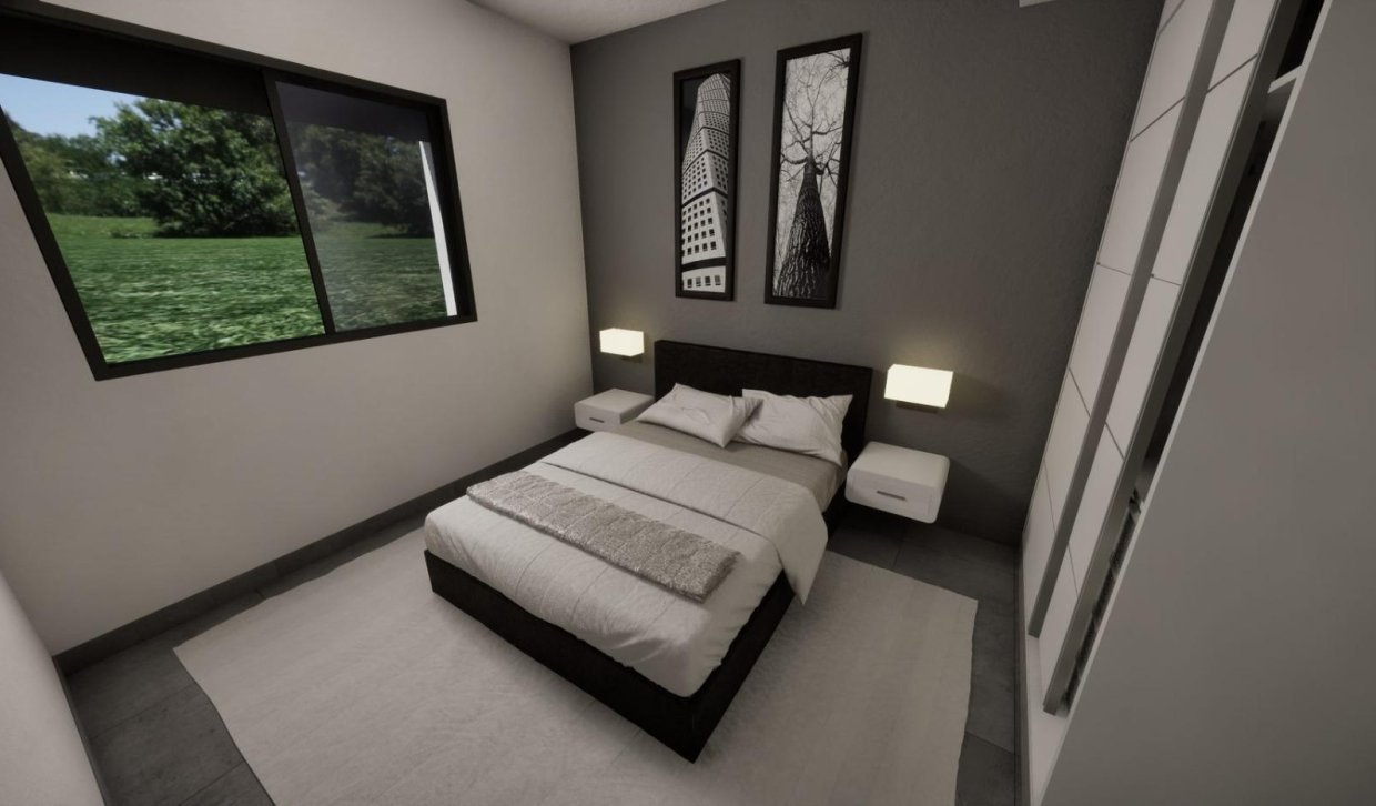 Nieuwbouw Woningen - Vier woningen in één blok - Torre Pacheco - pueblo