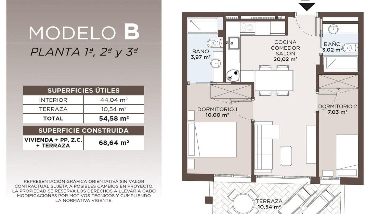 Nouvelle construction - Appartement - Torrevieja - Playa de El Cura