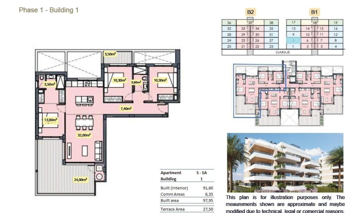 Nieuwbouw Woningen - Appartement  - Torre Pacheco - Santa Rosalia Lake And Life Resort