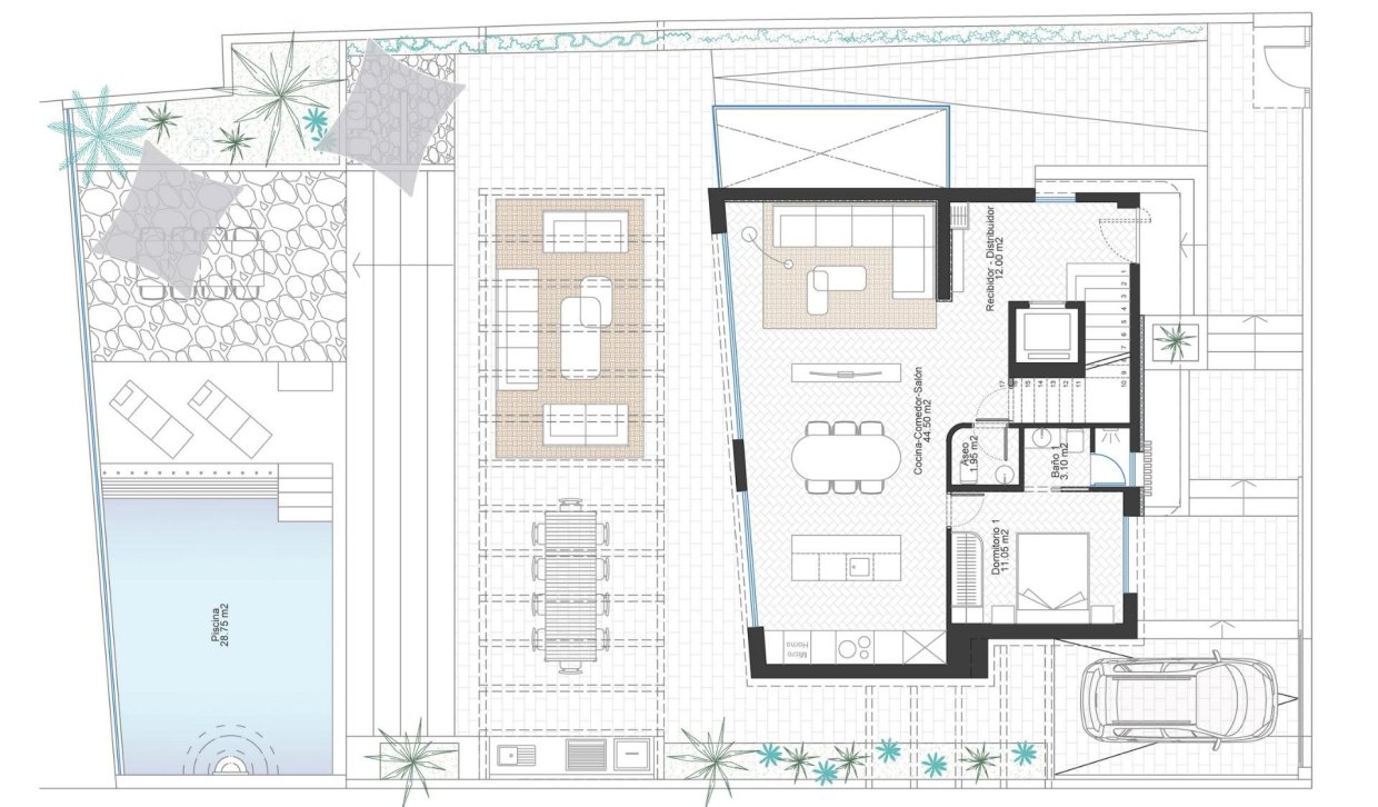 Nowy budynek - Villa - Cabo de Palos - Cala Flores