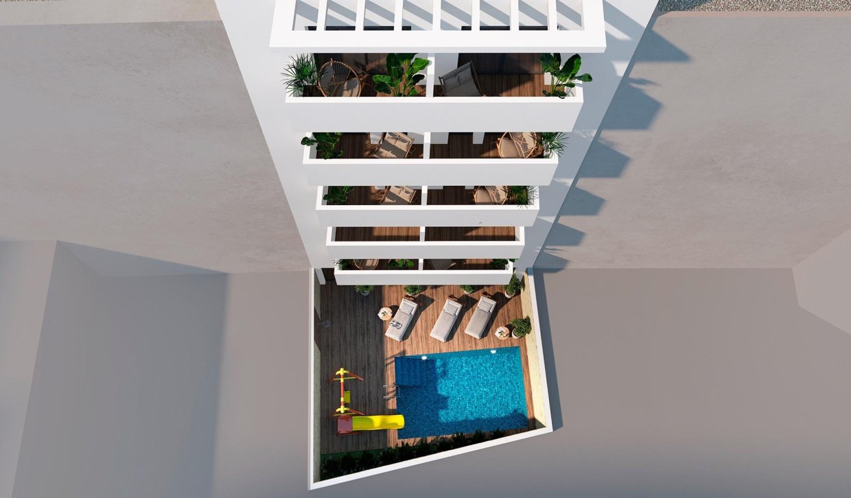 Nieuwbouw Woningen - Appartement  - Torrevieja - Playa de El Cura