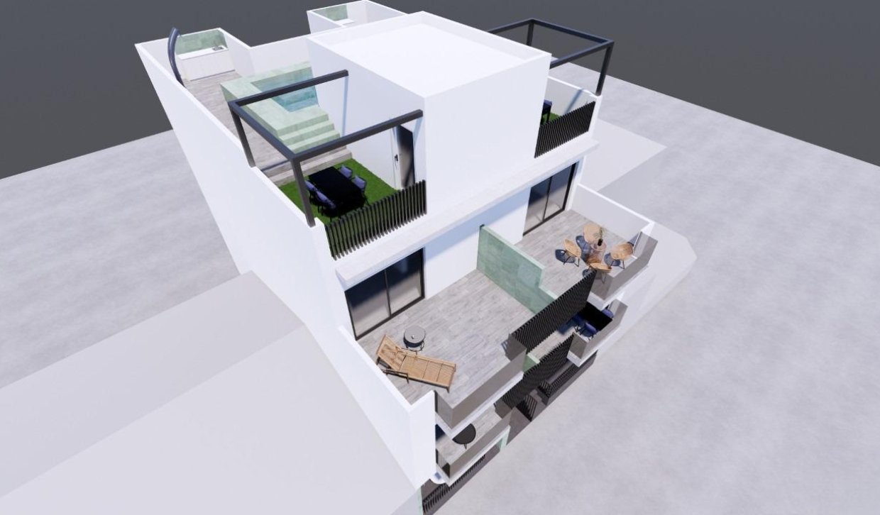 Nieuwbouw Woningen - Appartement  - Pilar de la Horadada - Torre De La Horadada