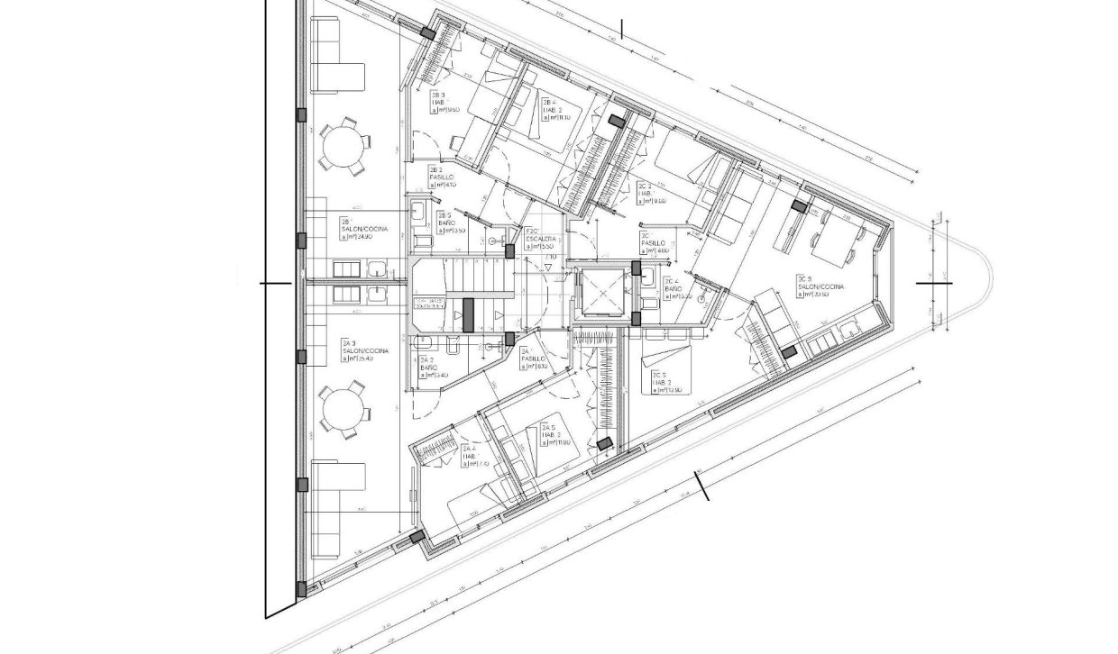 Nowy budynek - Penthouse - Mazarron - pueblo