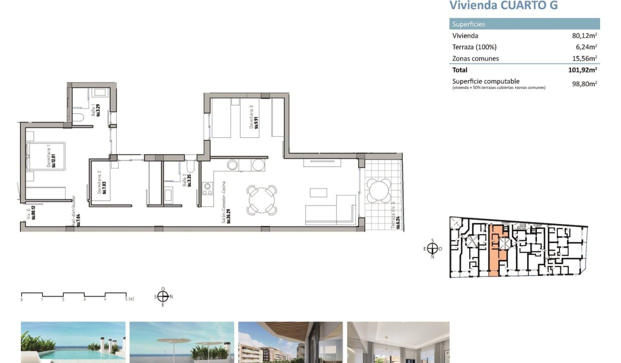 Nouvelle construction - Penthouse - Guardamar del Segura - Pueblo