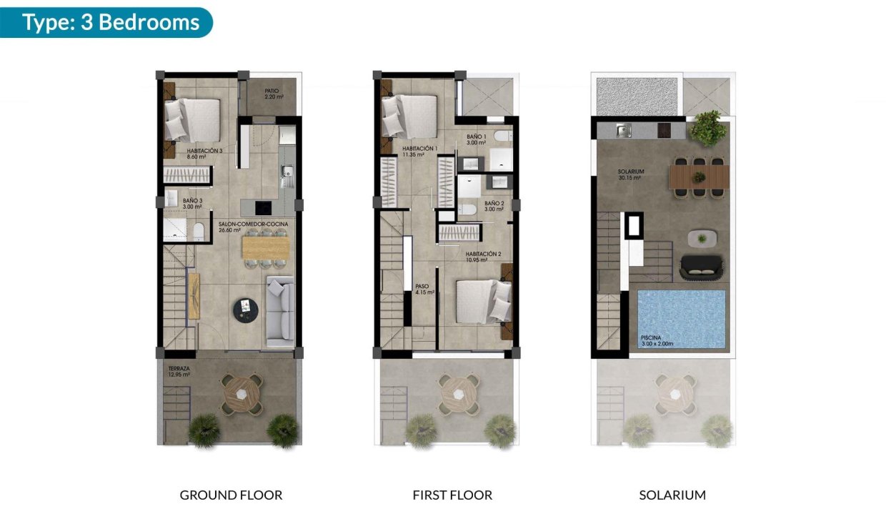 New Build - semi-detached house - Dolores - Sector 2