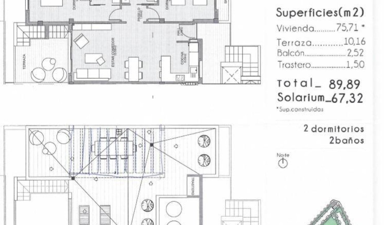 Resale - Upper floor bungalow - Guardamar del Segura - EL RASO