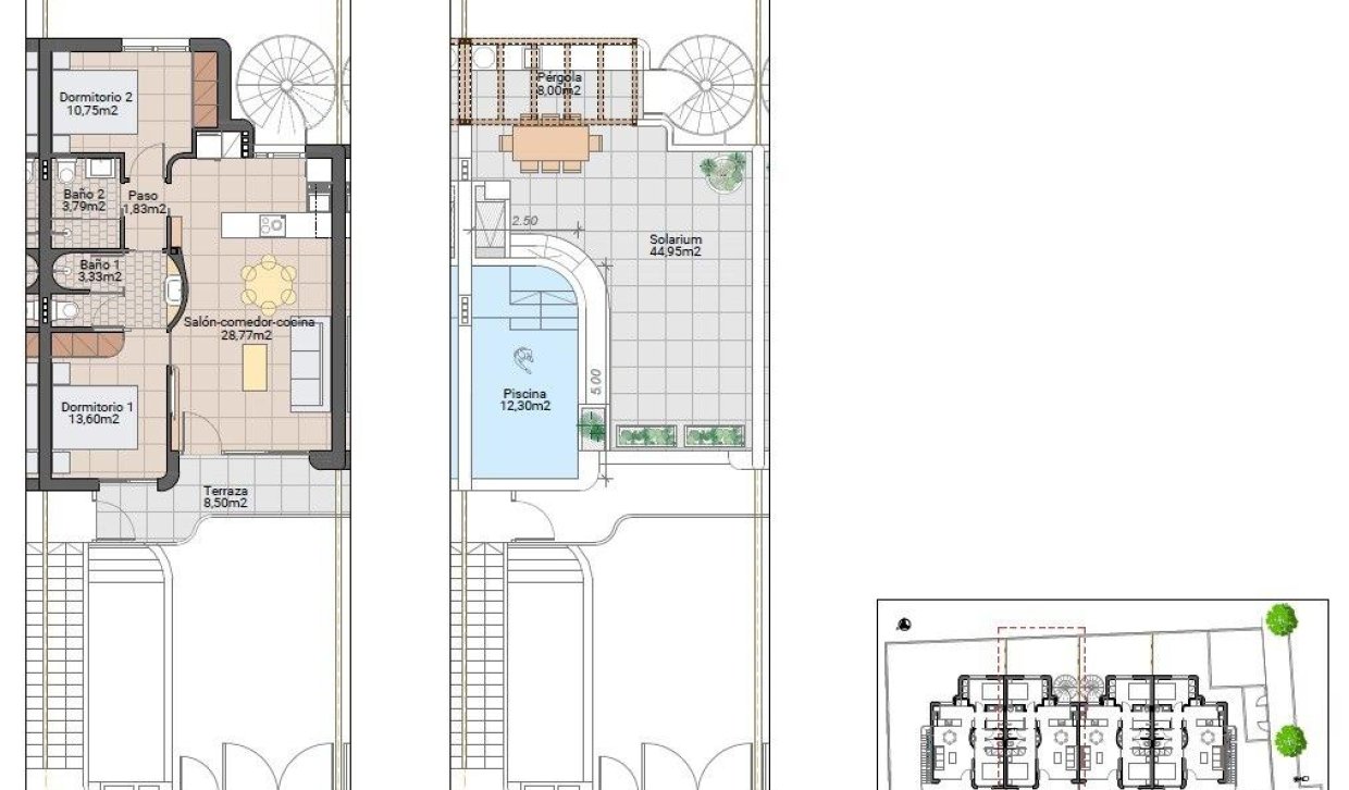 Obra nueva - Bungalow - Pilar de la Horadada - Zona Pueblo