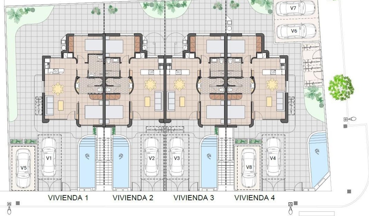 Obra nueva - Bungalow - Pilar de la Horadada - Zona Pueblo