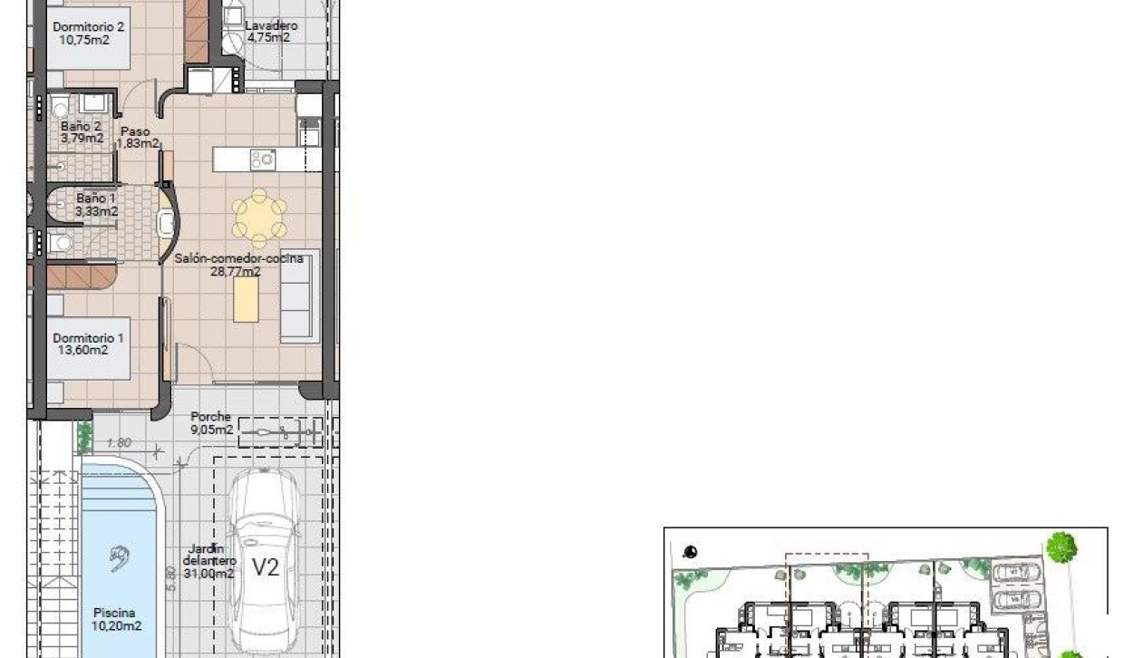 Obra nueva - Bungalow - Pilar de la Horadada - pueblo