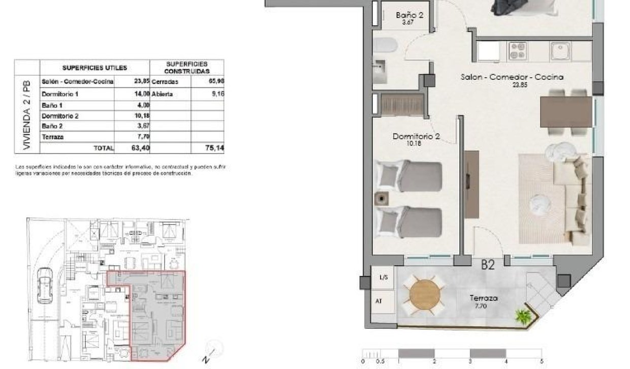 Nowy budynek - Mieszkanie w bloku - Santa Pola - Centro