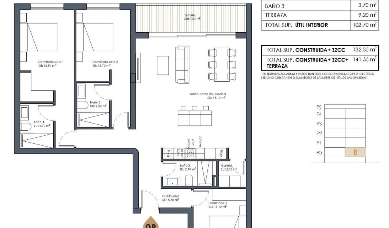 Nouvelle construction - Appartement - Guardamar del Segura - Pueblo