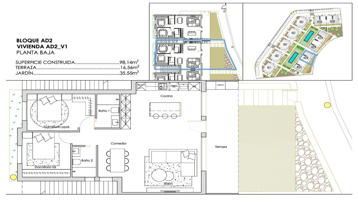 Obra nueva - Bungalow - Torre Pacheco - Santa Rosalia Lake And Life Resort