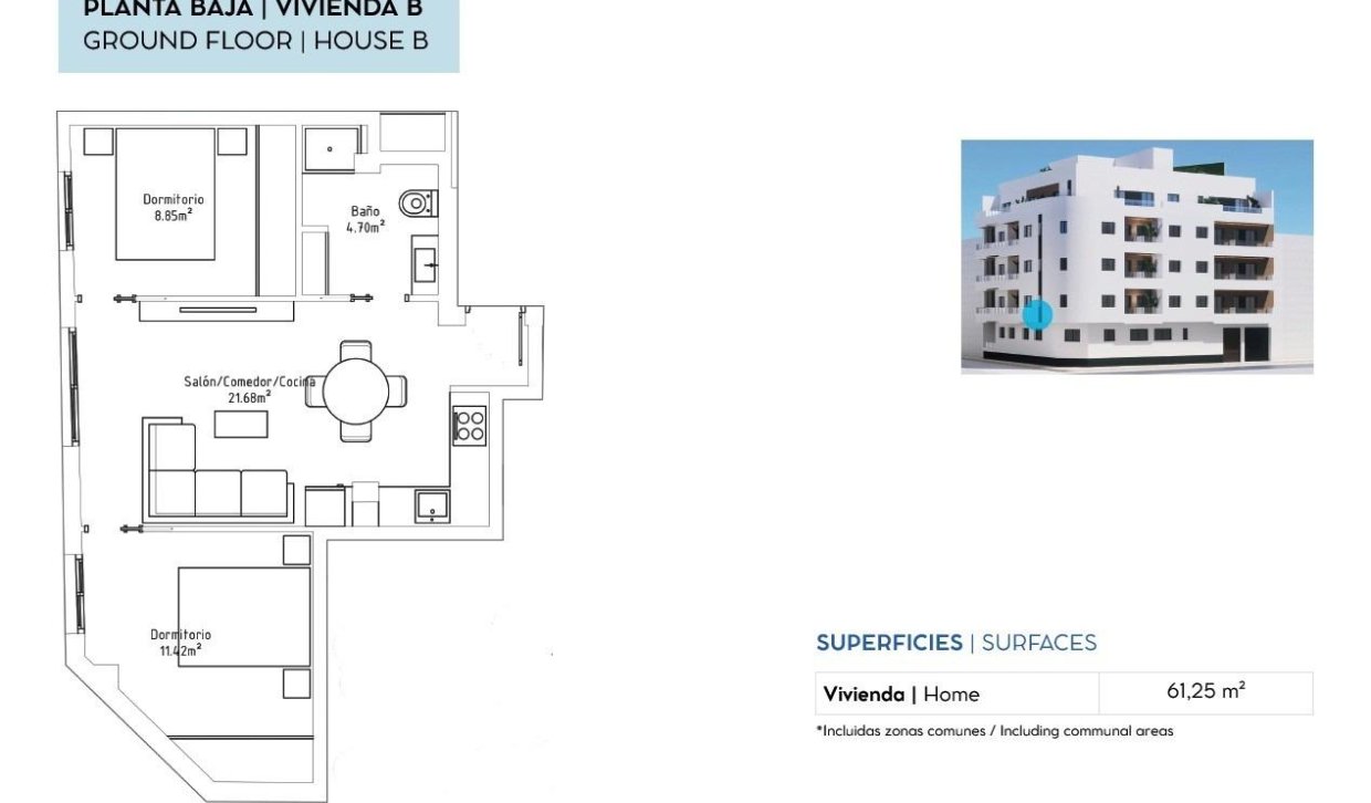 New Build - Apartment  - Torrevieja - pueblo