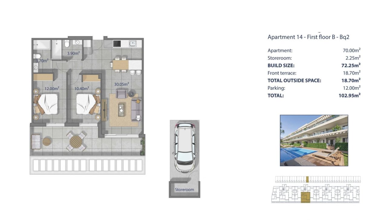 New Build - Apartment  - Los Alcázares - Los Narejos