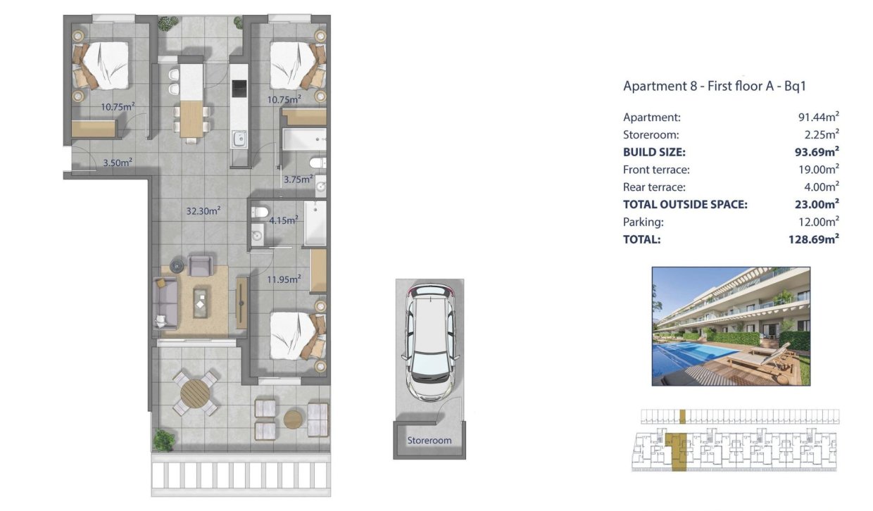 Nouvelle construction - Appartement - Los Alcázares - Los Narejos