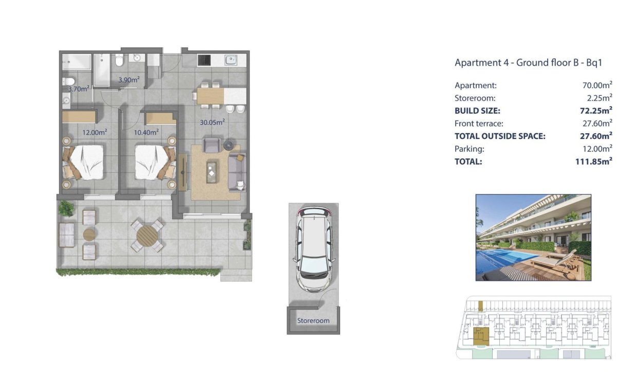 New Build - Apartment  - Los Alcázares - Los Narejos