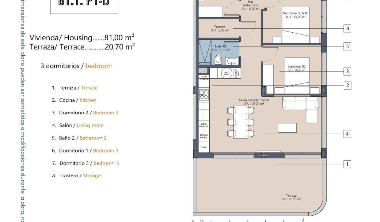 New Build - Apartment  - Los Alcázares - La Serena Golf
