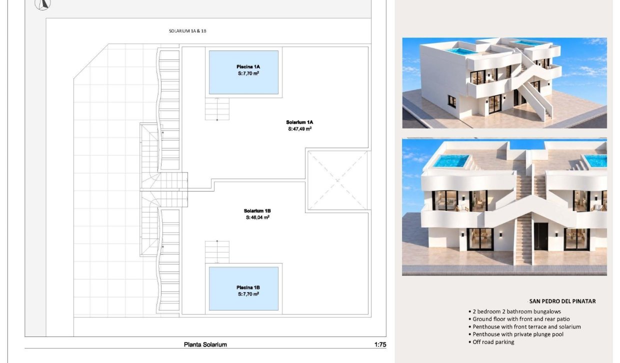 New Build - Bungalow - San Pedro del Pinatar - Los Peñascos