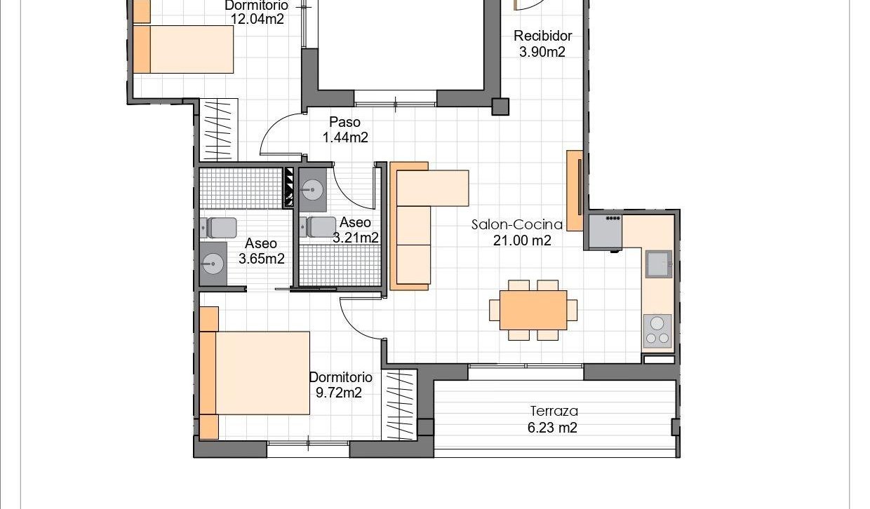 Nieuwbouw Woningen - Penthouse - San Pedro del Pinatar - Lo Pagan