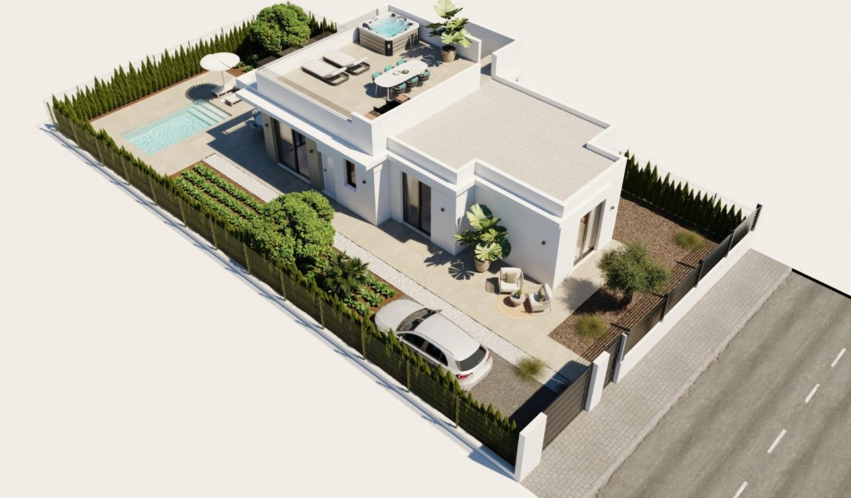 Obra nueva - Villa - Fuente Álamo - Hacienda Del Álamo Golf
