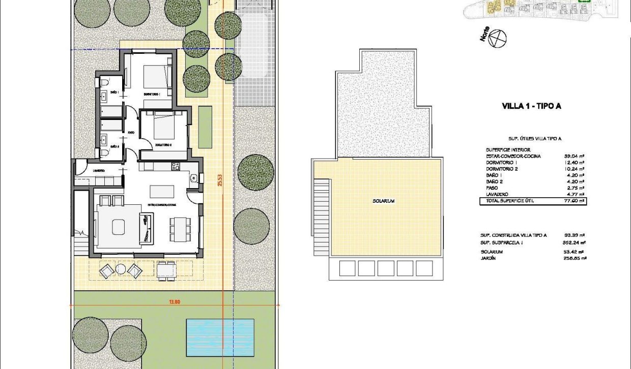 Obra nueva - Villa - Fuente Álamo - Hacienda Del Álamo Golf