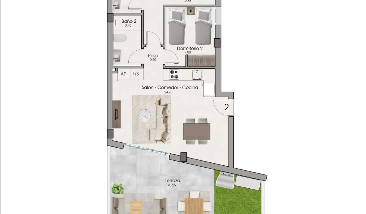 Nowy budynek - Penthouse - Santa Pola - Estacion de autobuses