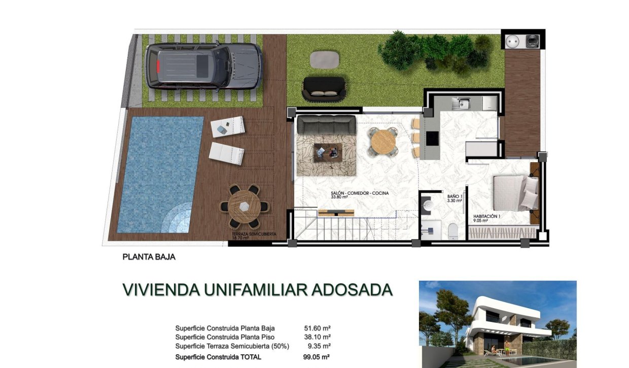 Obra nueva - Villa - Los Montesinos - La Herrada