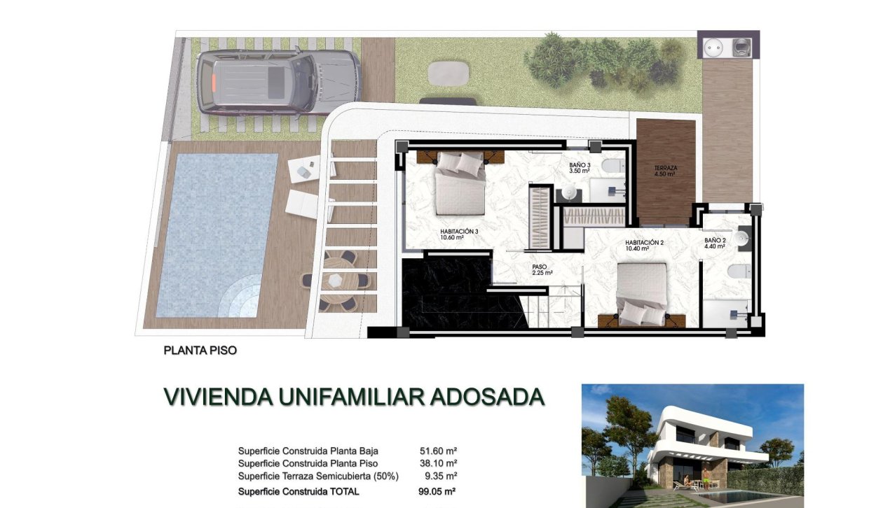 Obra nueva - Villa - Los Montesinos - La Herrada