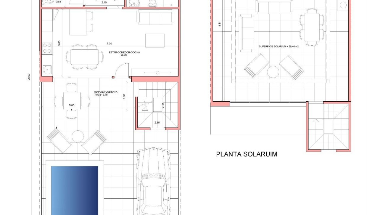 Nieuwbouw Woningen - Halfvrijstaande  woning - Fuente Álamo - La Pinilla