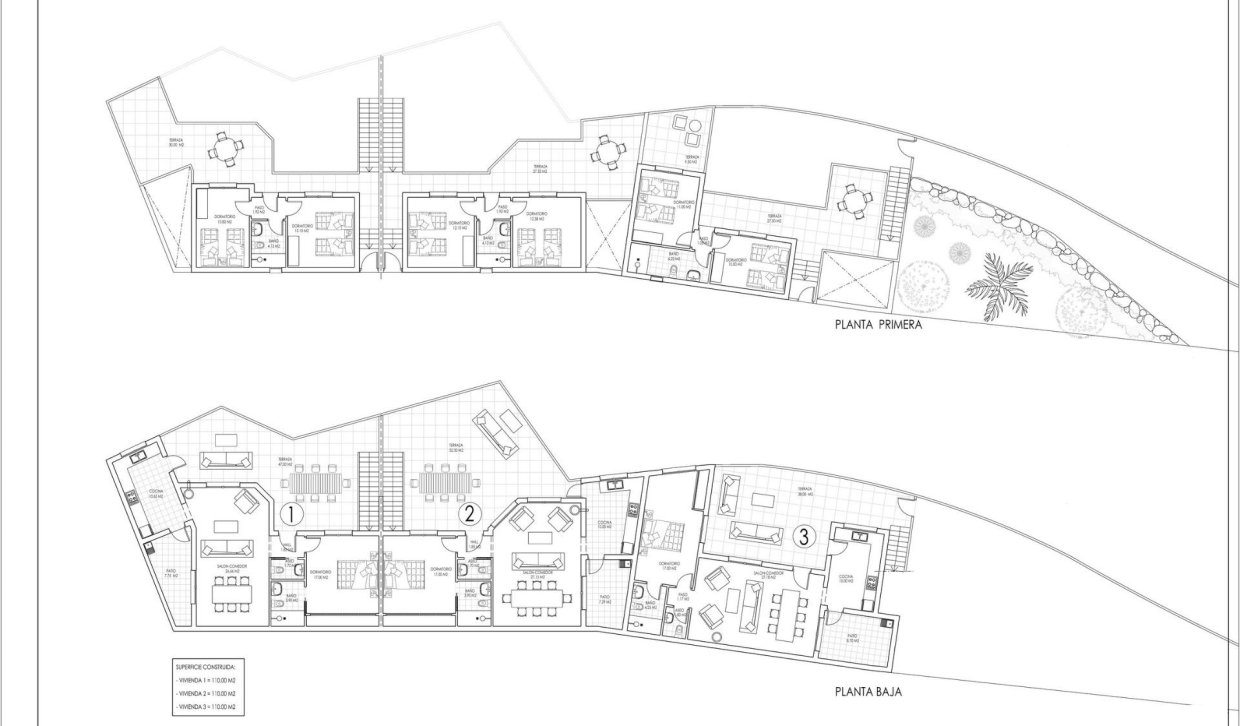 Nieuwbouw Woningen - Halfvrijstaande  woning - Turre - Urbaniz. Cortijo Cabrera