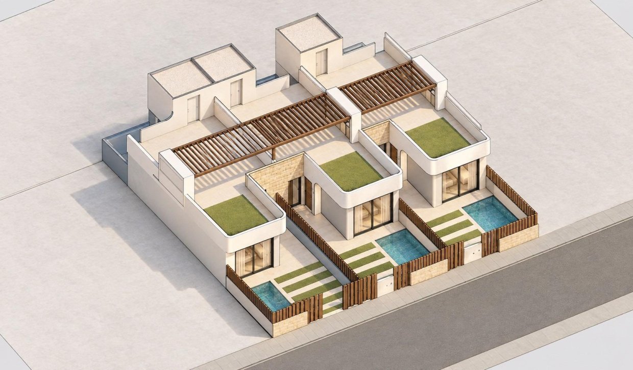 Nieuwbouw Woningen - Halfvrijstaande  woning - San Pedro del Pinatar - Pueblo