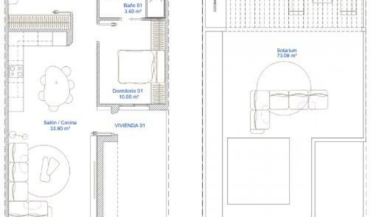 Nieuwbouw Woningen - Halfvrijstaande  woning - San Pedro del Pinatar - Pueblo