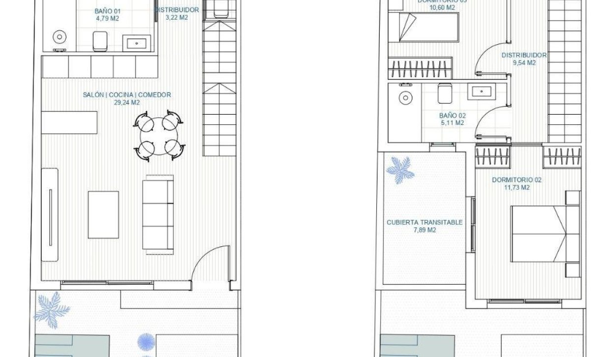 Nieuwbouw Woningen - Halfvrijstaande  woning - Torre Pacheco - pueblo