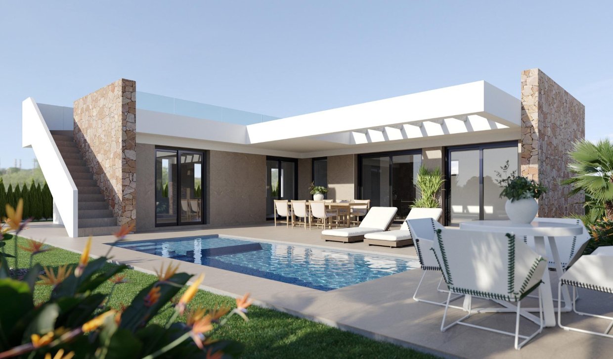 Obra nueva - Villa - Fuente Álamo - Hacienda del Alamo